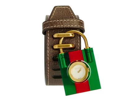 Gucci Constance Padlock Watch, front view
